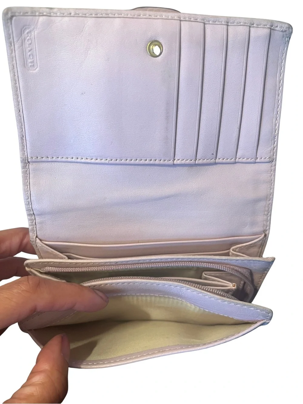 Coach Pink SoHo Leather Wallet